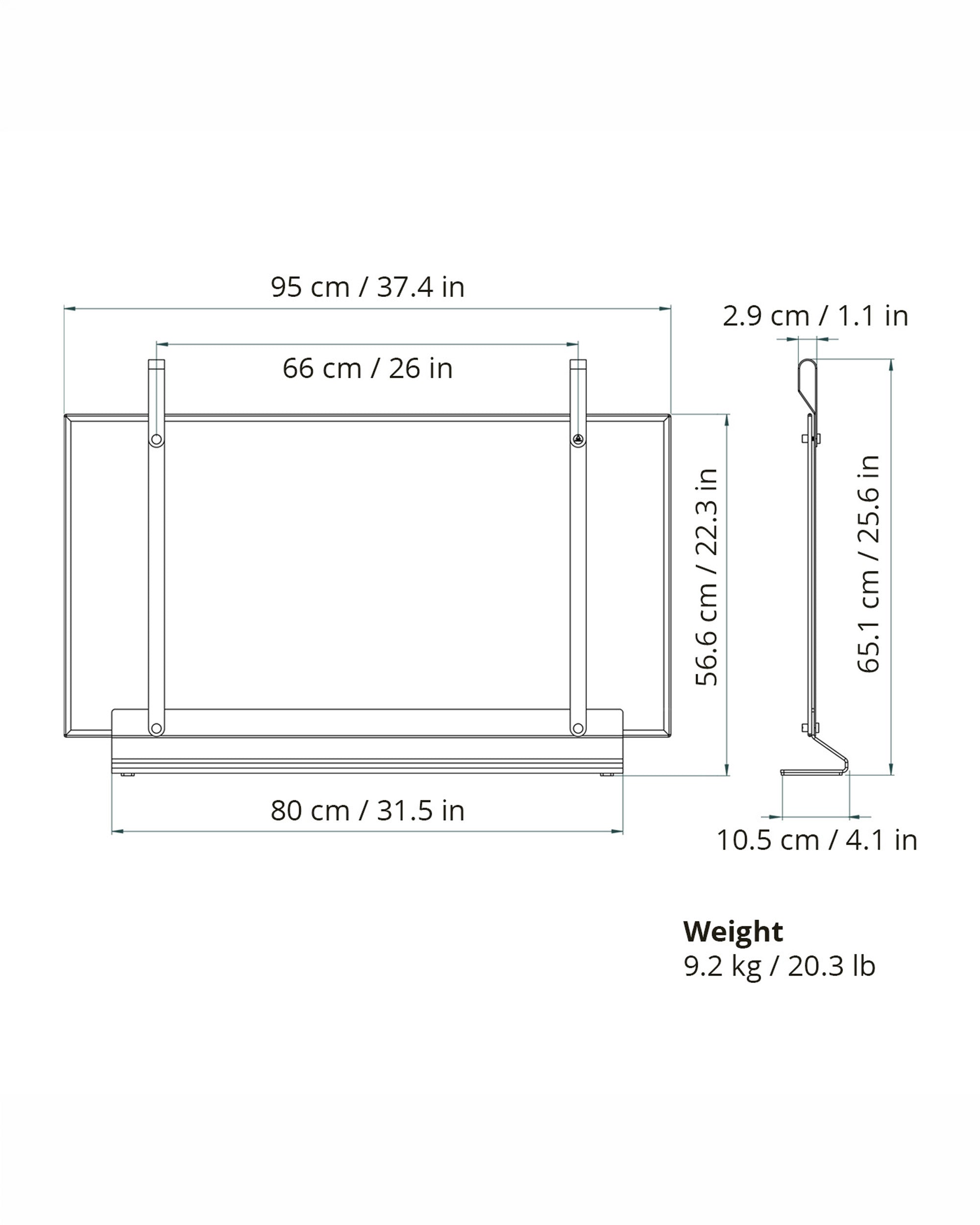 Emma Fireplace Screen Large - Classique
