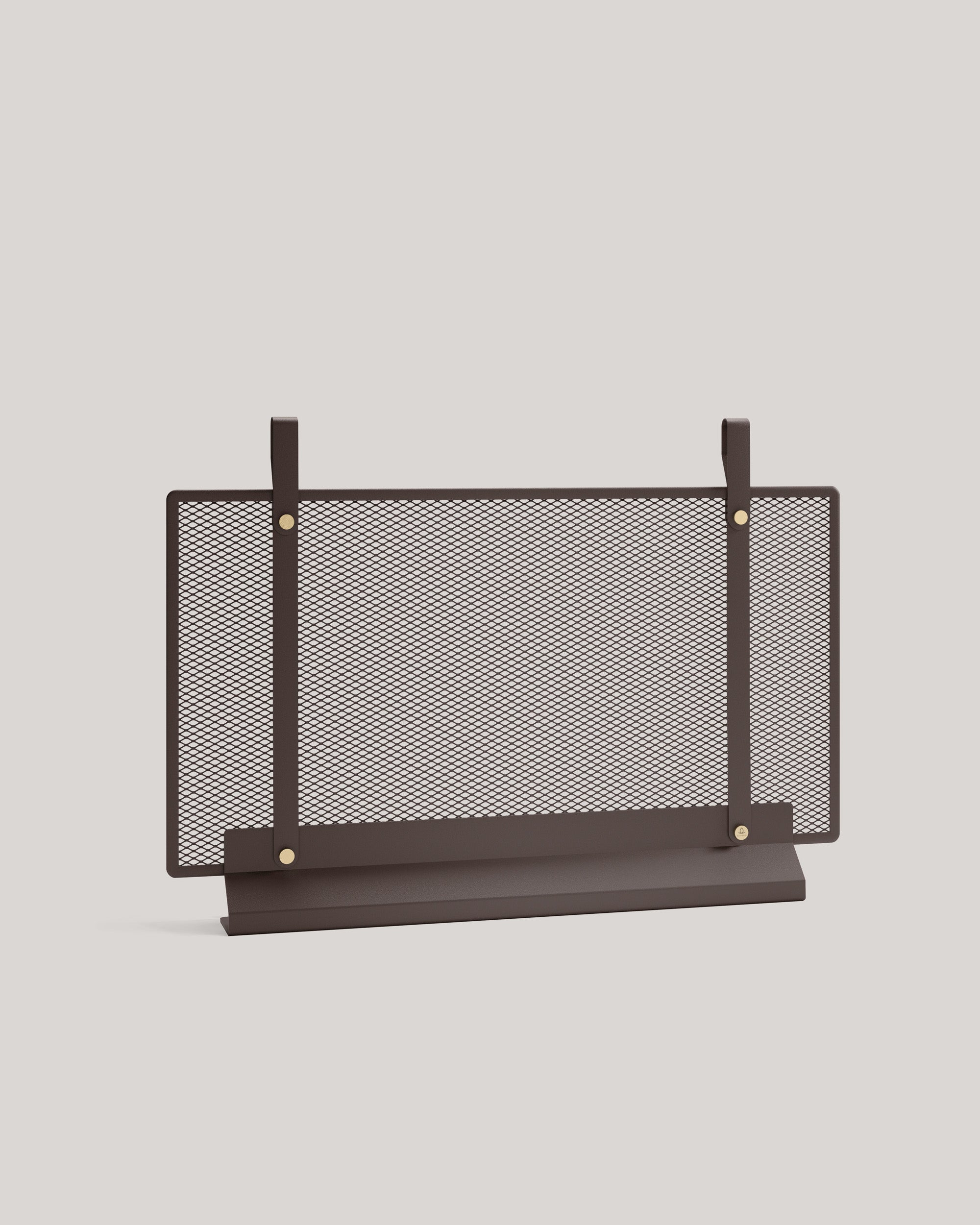 Eldvarm Emma Fireplace Screen Small - Classique, small freestanding fireplace screen in steel