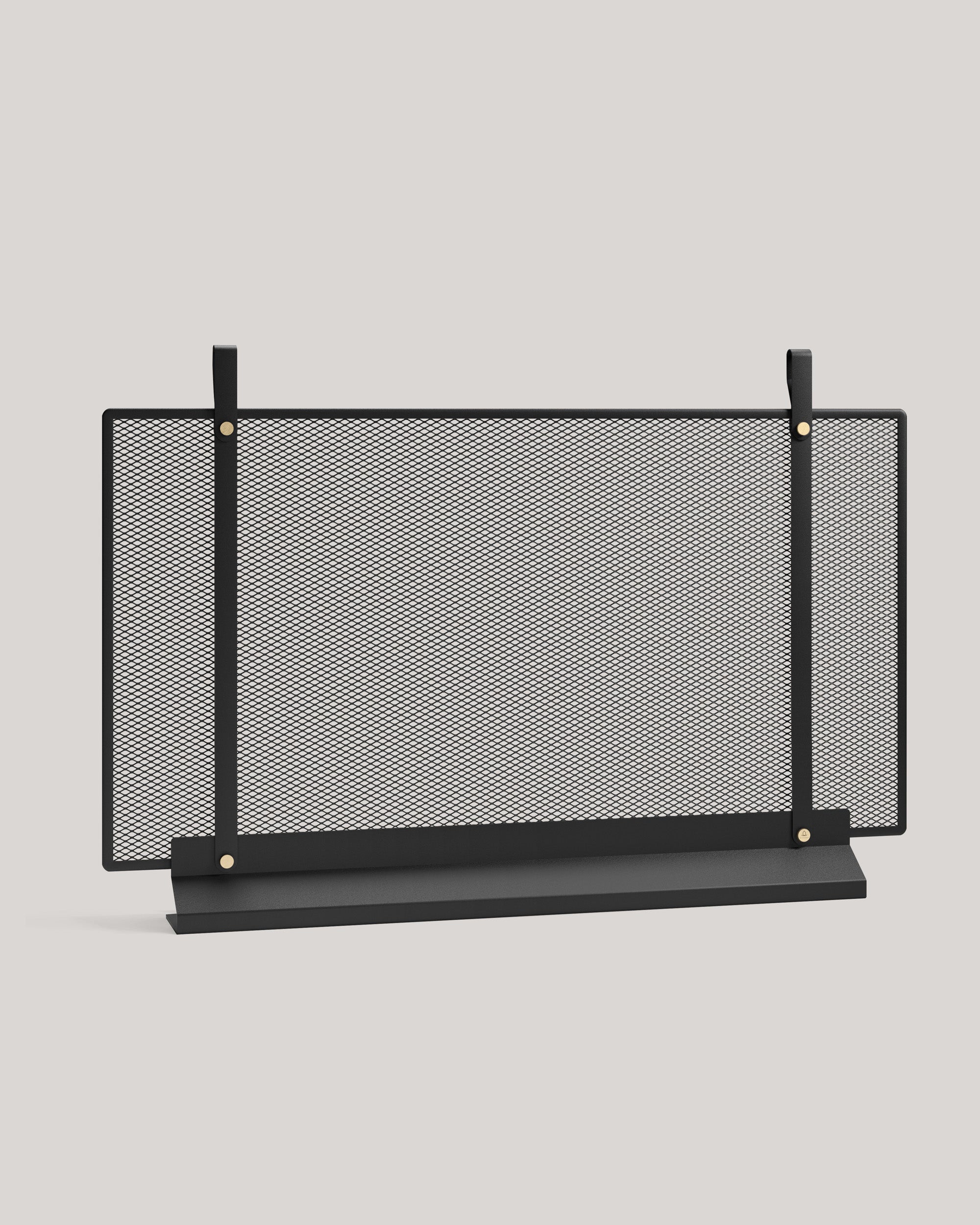 Eldvarm Emma Fireplace Screen Large - Noir B, large freestanding fireplace screen in steel