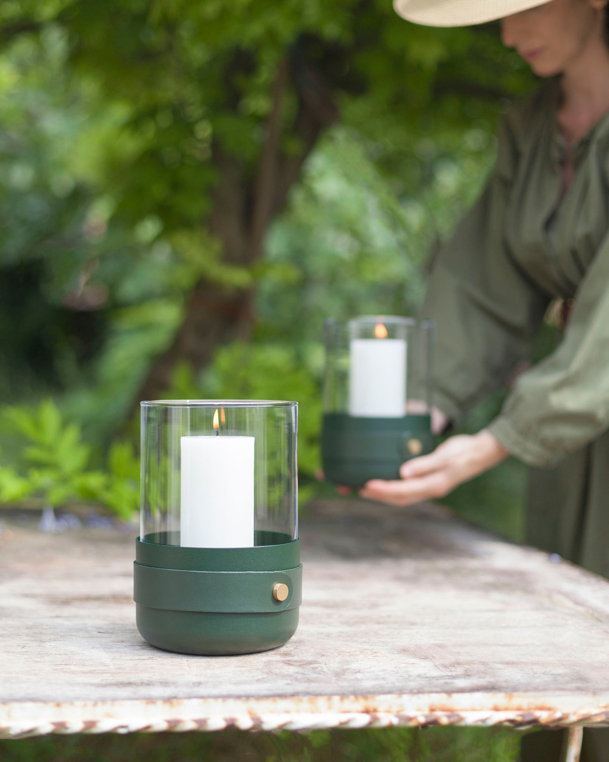 Eldvarm Emma Lantern - Forêt in a styled interior setting