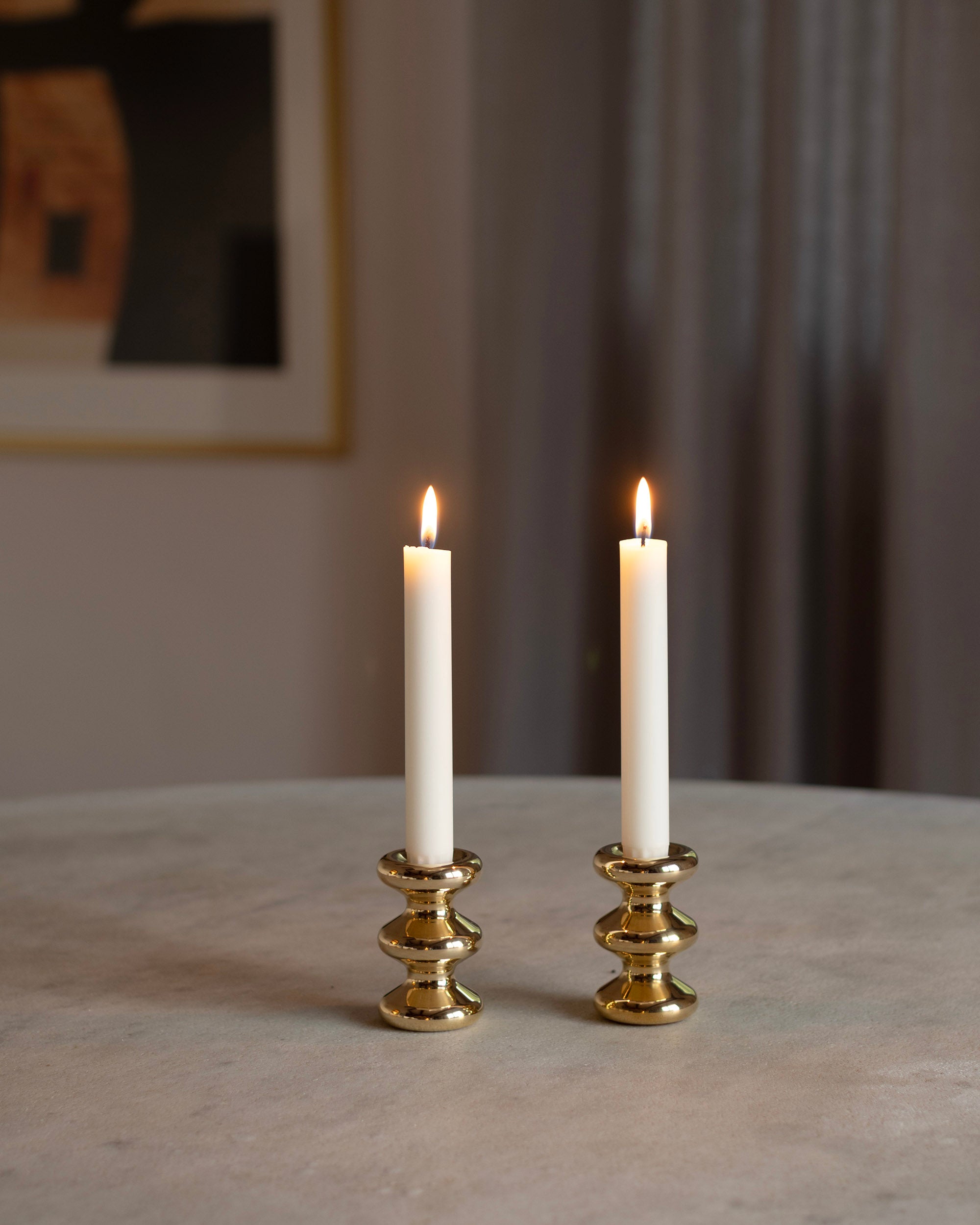 Eldvarm LouLou Candle Holder - Polished Brass