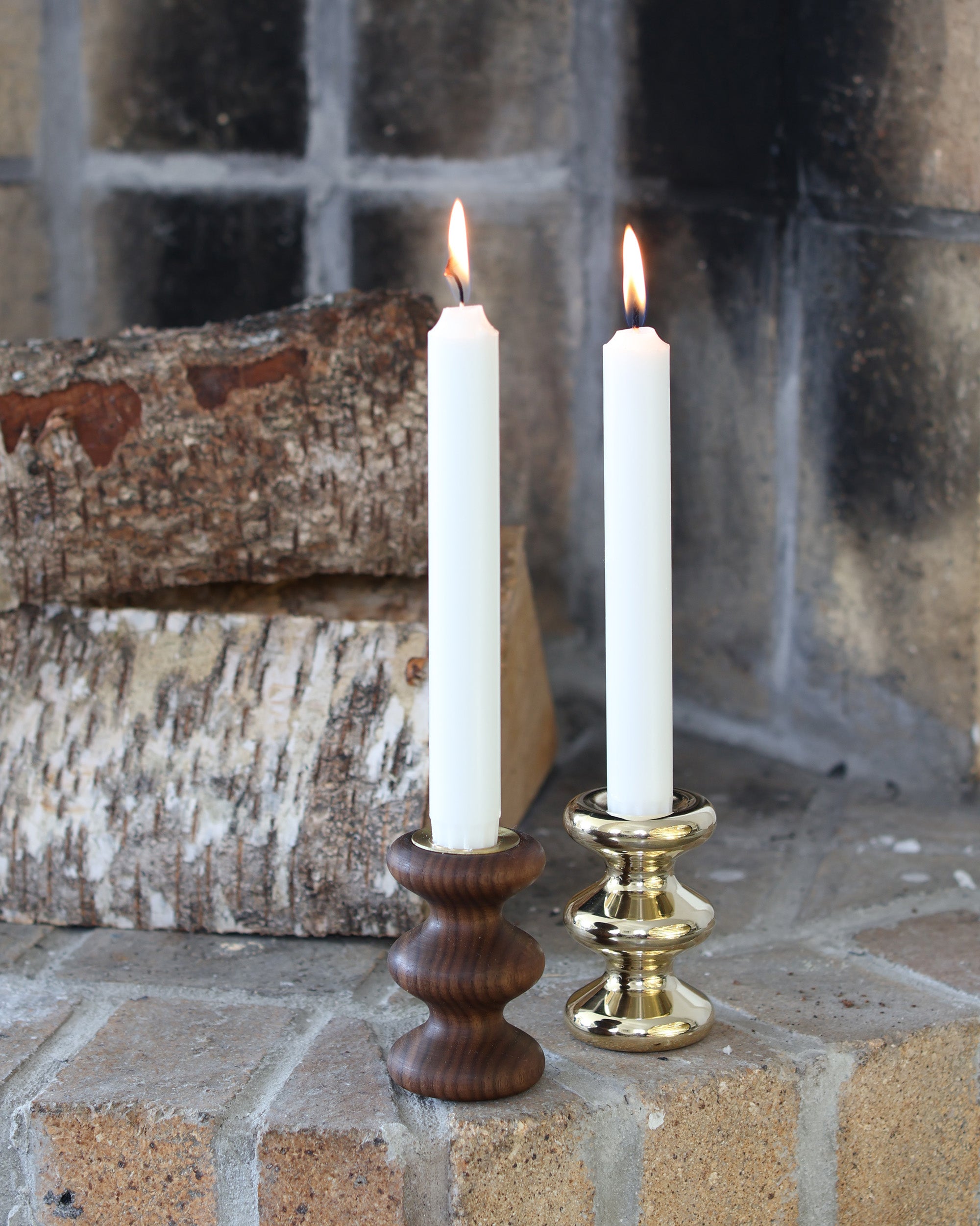 Eldvarm LouLou Candle Holder - Polished Brass