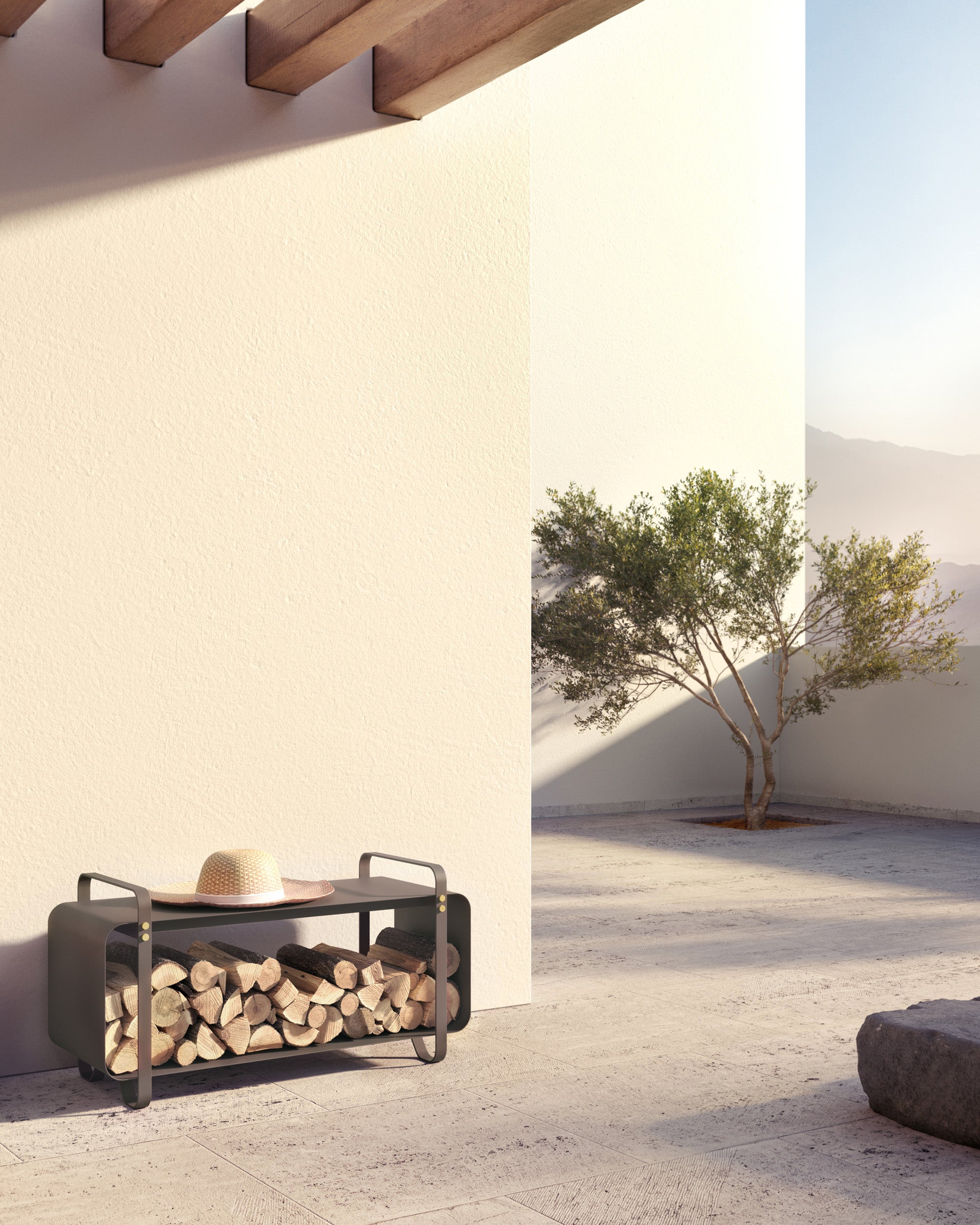 Eldvarm Ninne Bench Outdoor - Classique in a styled interior setting