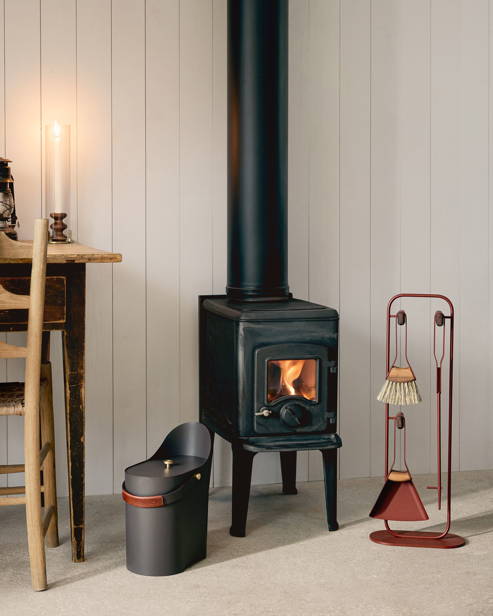 Eldvarm Tilda Kindling & Ash Bucket - Havane