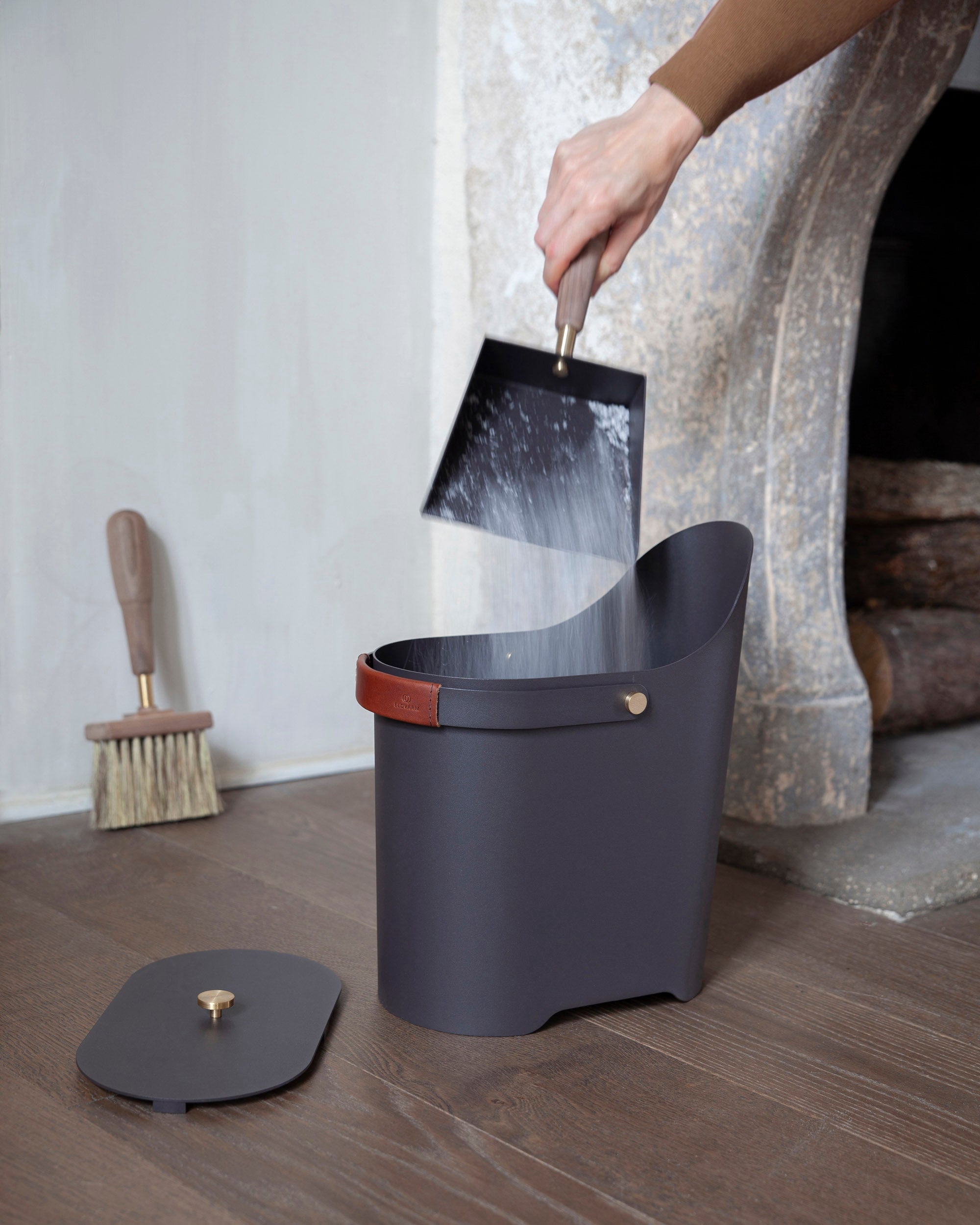 Eldvarm Tilda Kindling & Ash Bucket - Havane