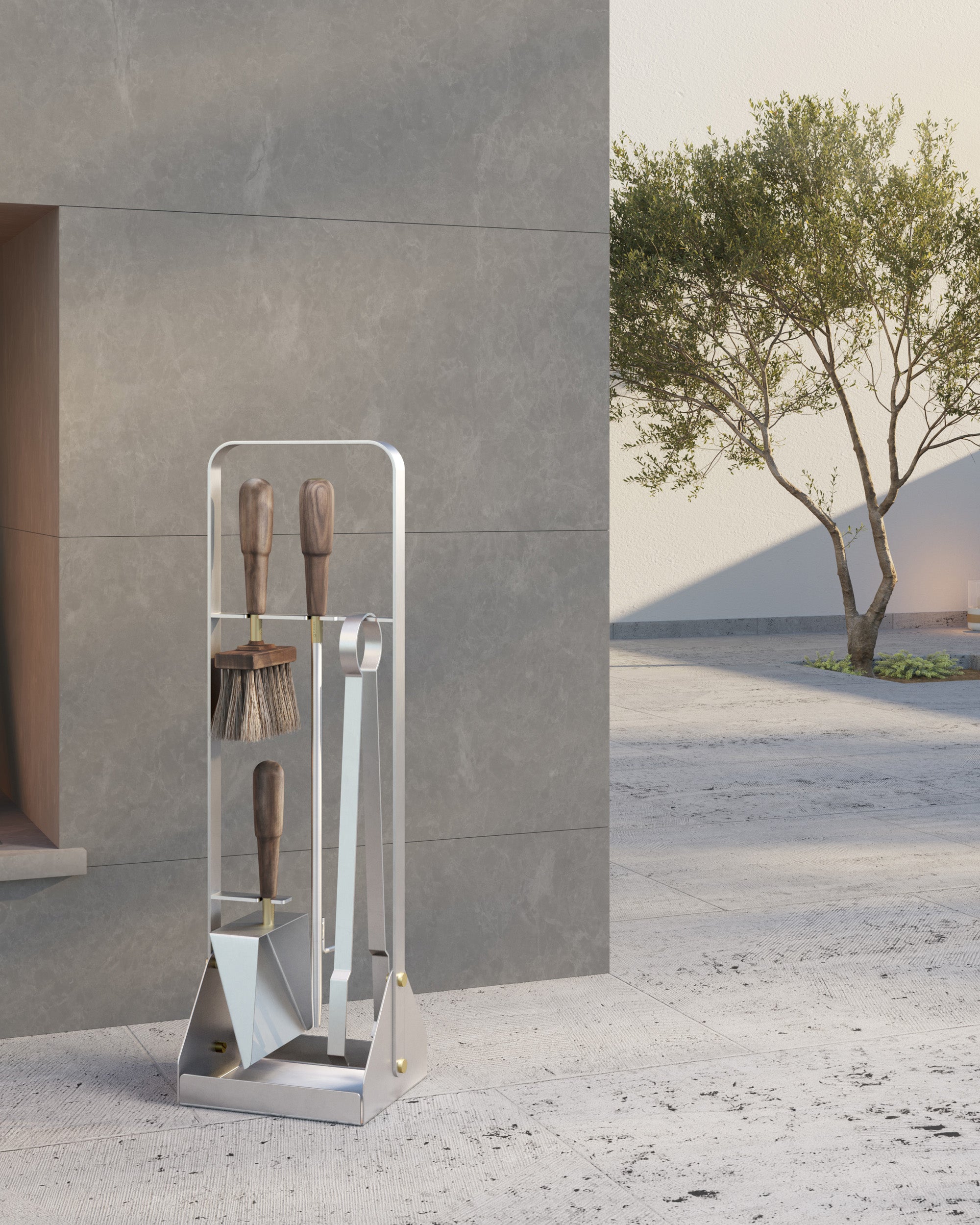 Eldvarm Emma Companion Set - Lumière in a styled interior setting