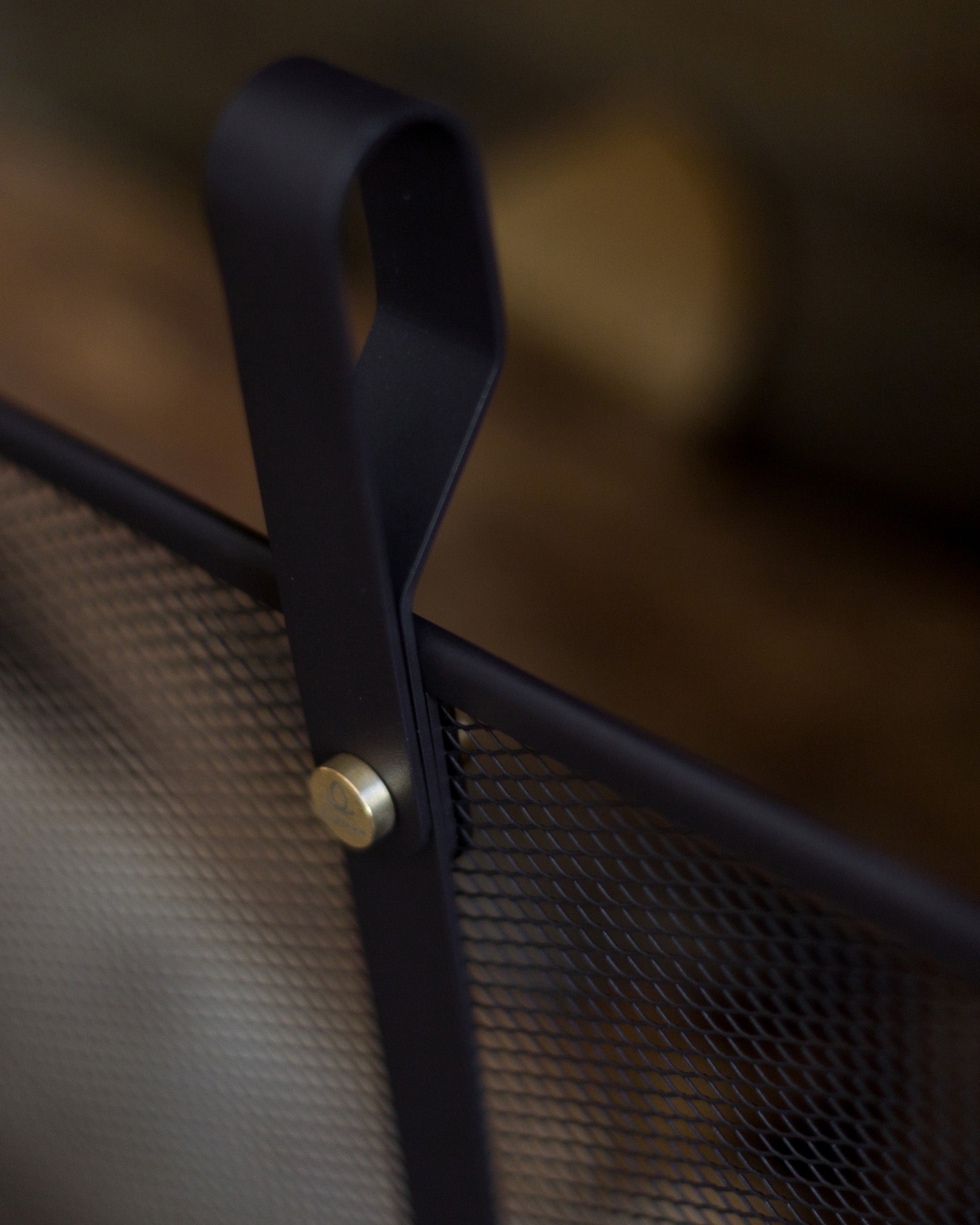 Eldvarm Emma Fireplace Screen Large - Classique in a styled interior setting