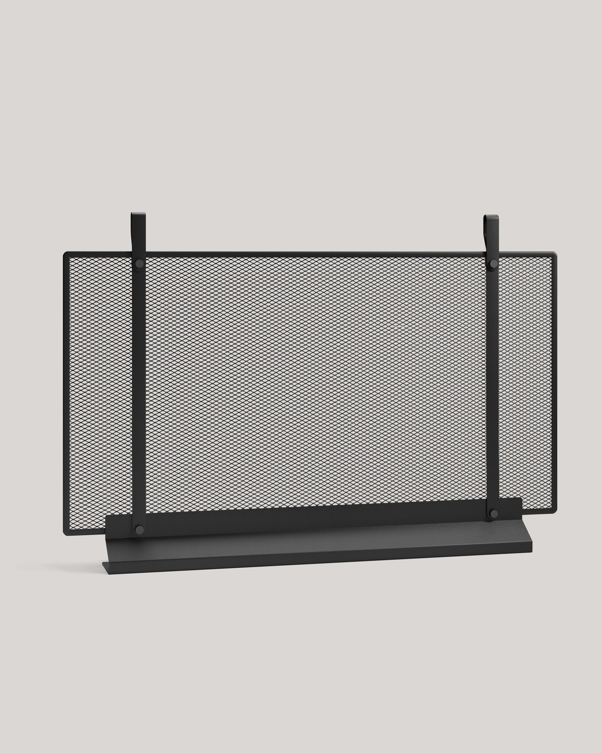Eldvarm Emma Fireplace Screen Large - Noir A, large freestanding fireplace screen in steel