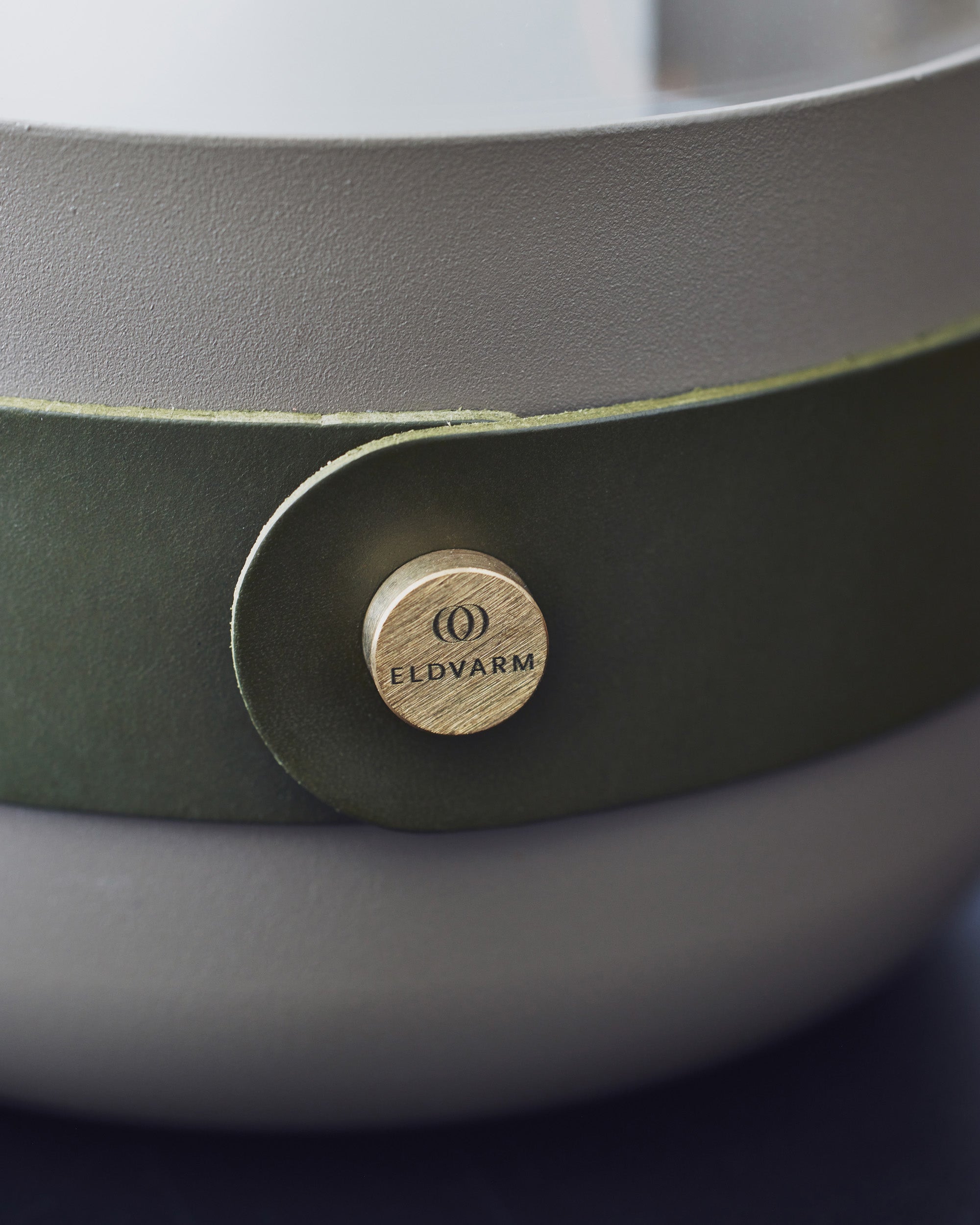 Eldvarm Emma Lantern - Olive in a styled interior setting