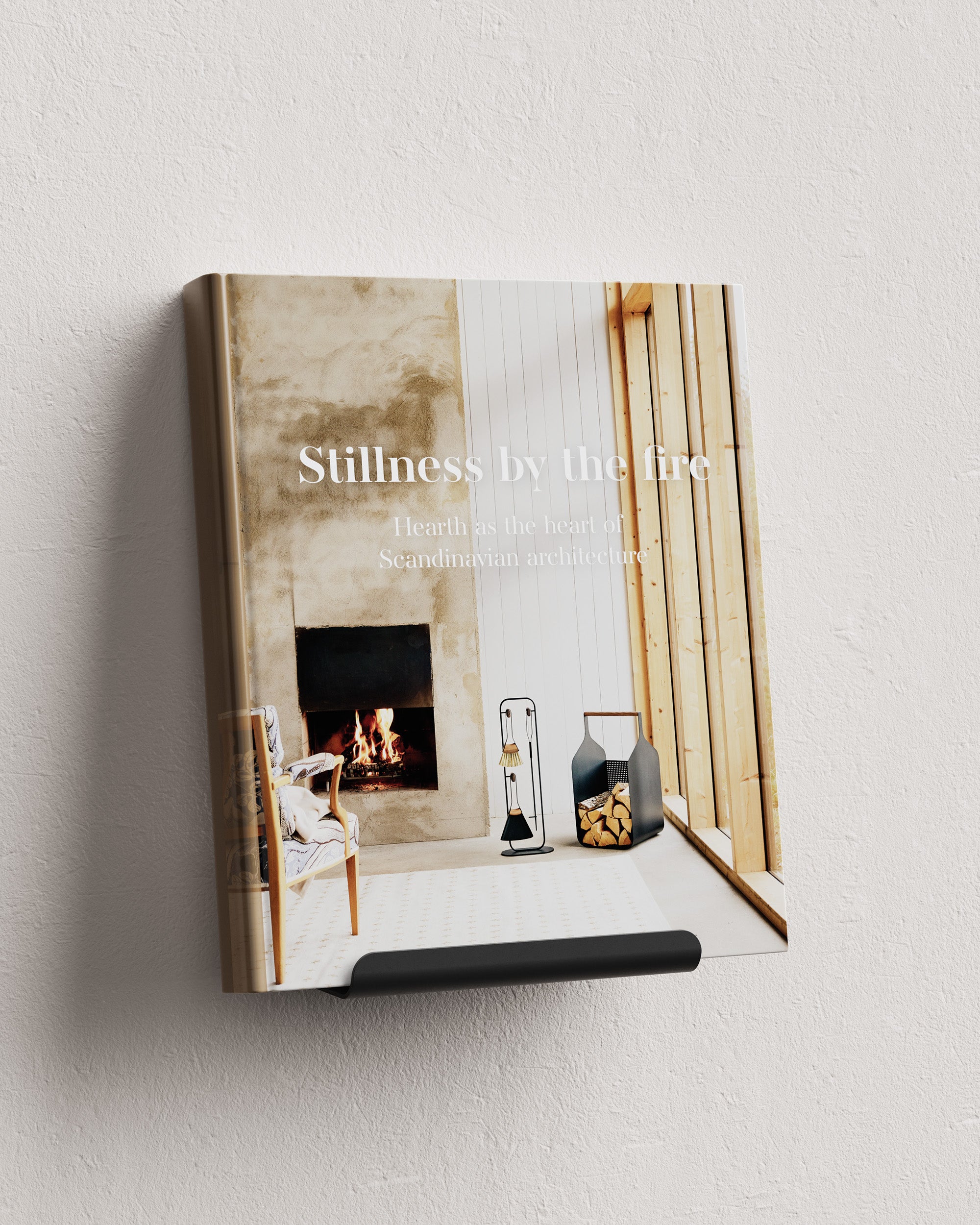 Eldvarm Fumi Shelf - Terre in a styled interior setting