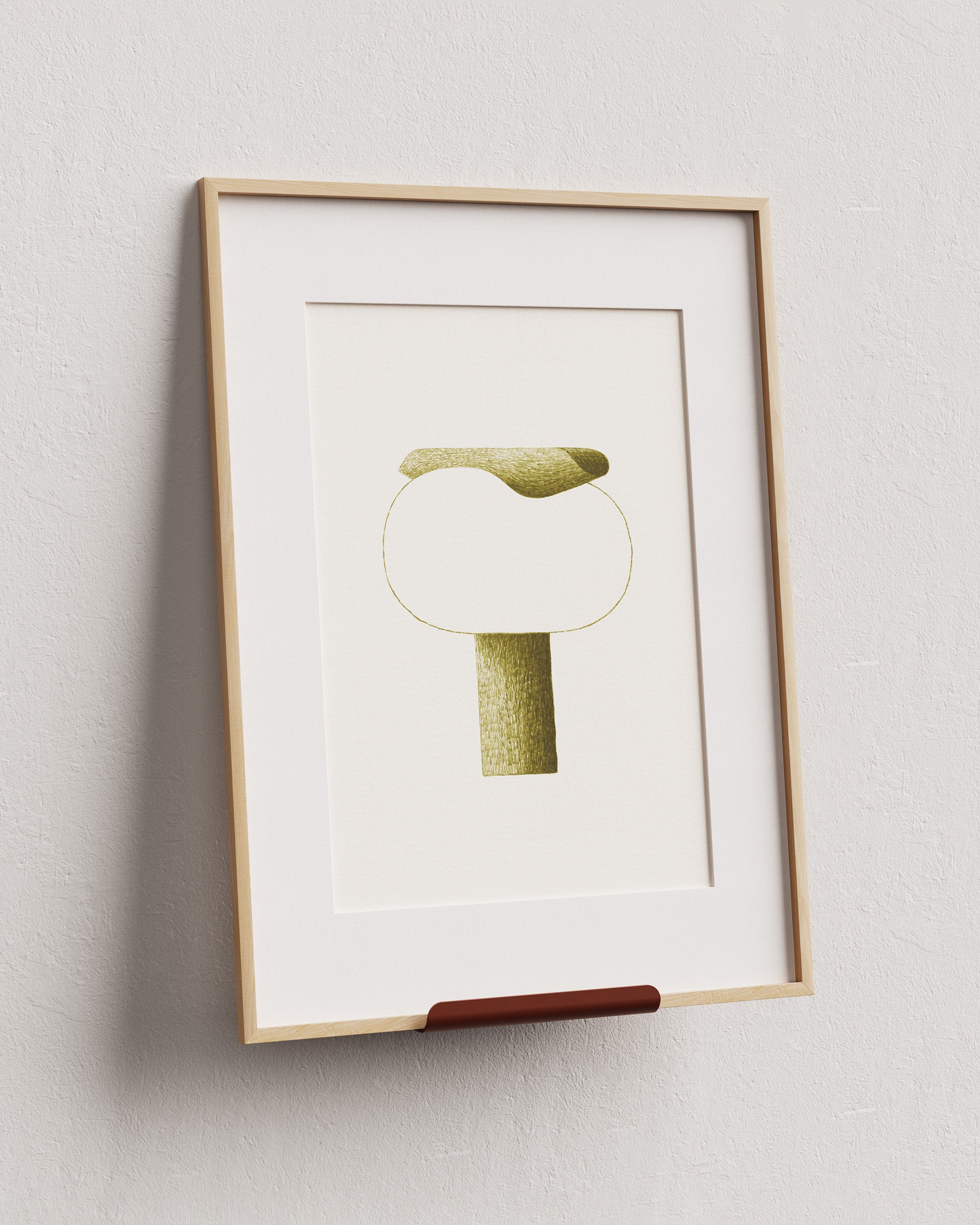 Eldvarm Fumi Shelf - Terre in a styled interior setting