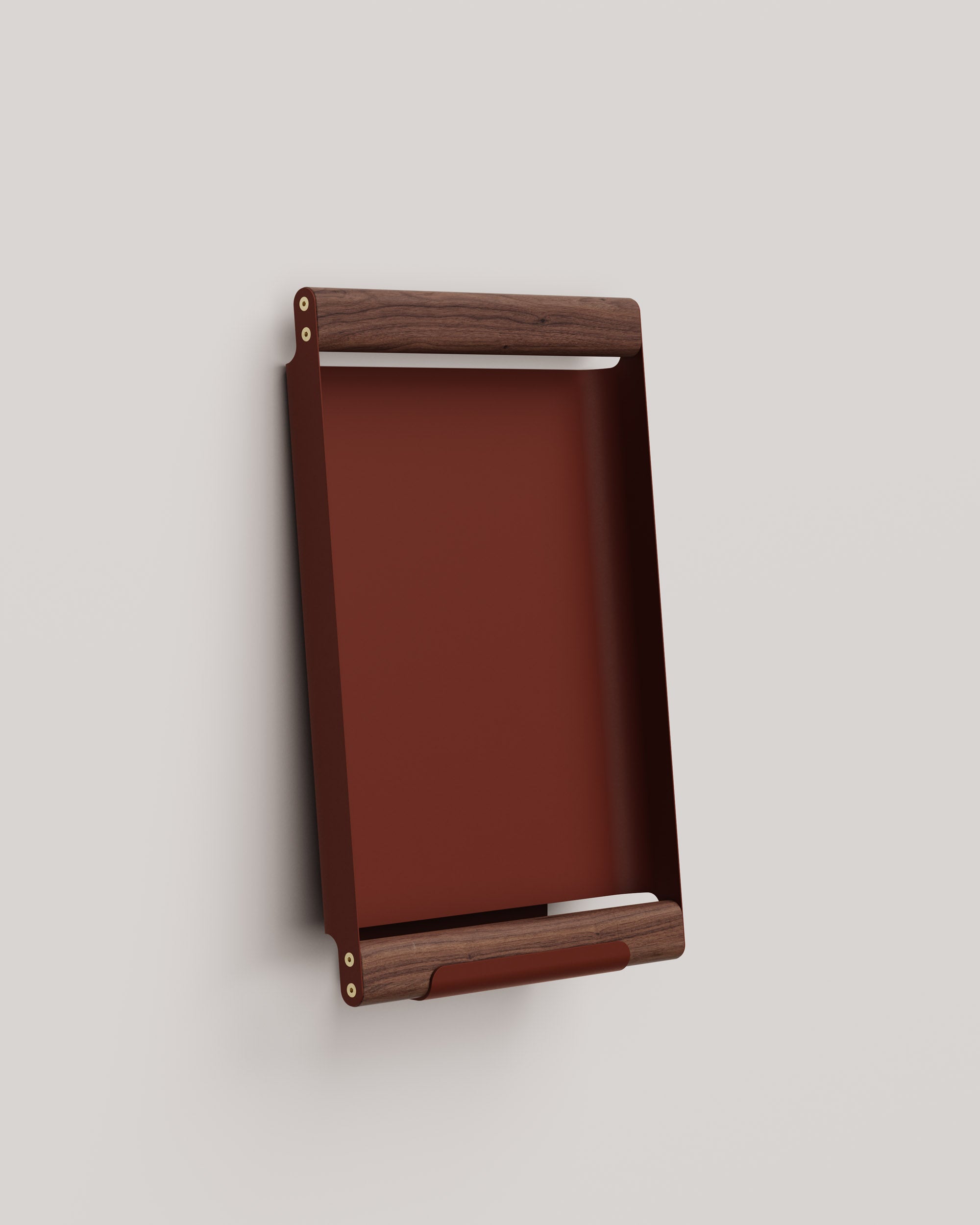 Eldvarm Fumi Shelf - Terre with Small Fumi Tray on a neutral background
