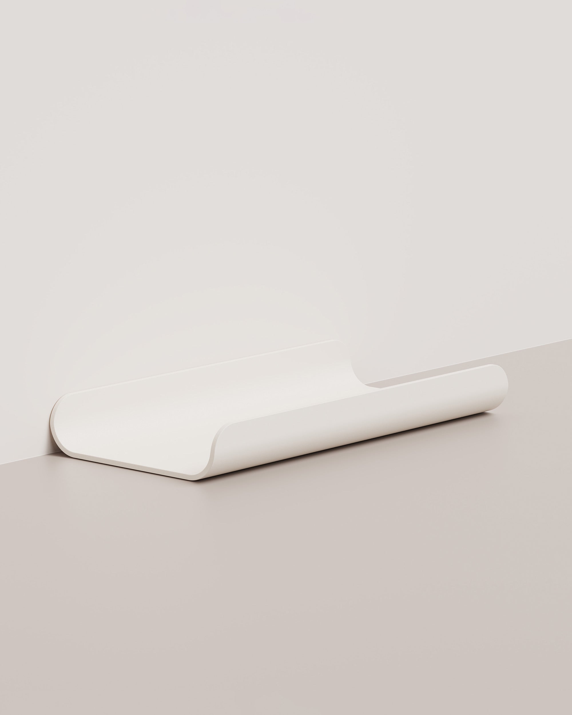 Eldvarm Fumi Stand - Blanc, freestanding display stand in powder-coated steel