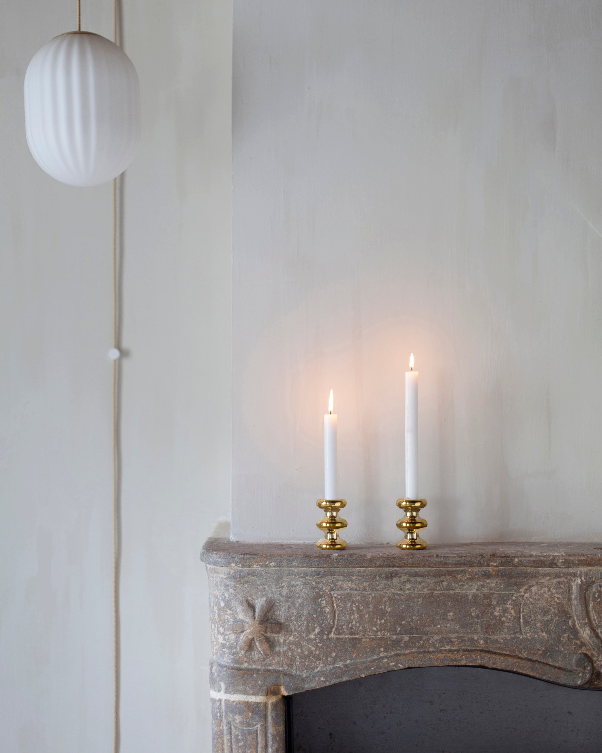 Eldvarm LouLou Candle Holder - Polished Brass