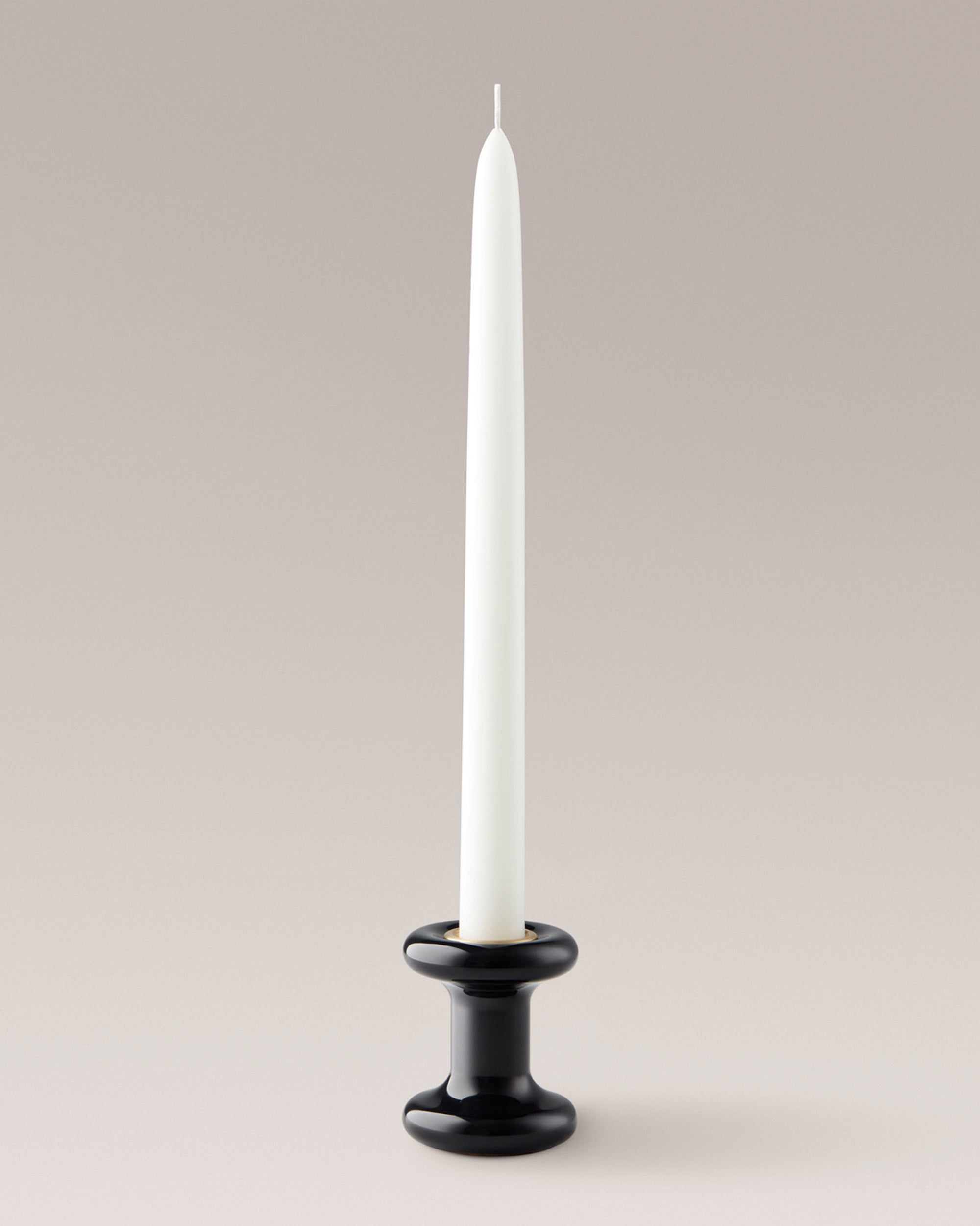 Eldvarm Lucie Candle Holder Short - Noir, alternate angle