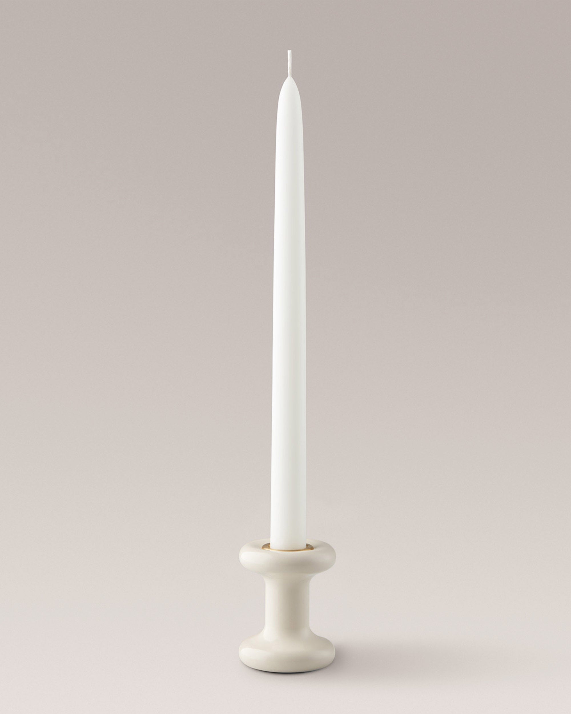 Eldvarm Lucie Candle Holder Short - Blanc, alternate angle