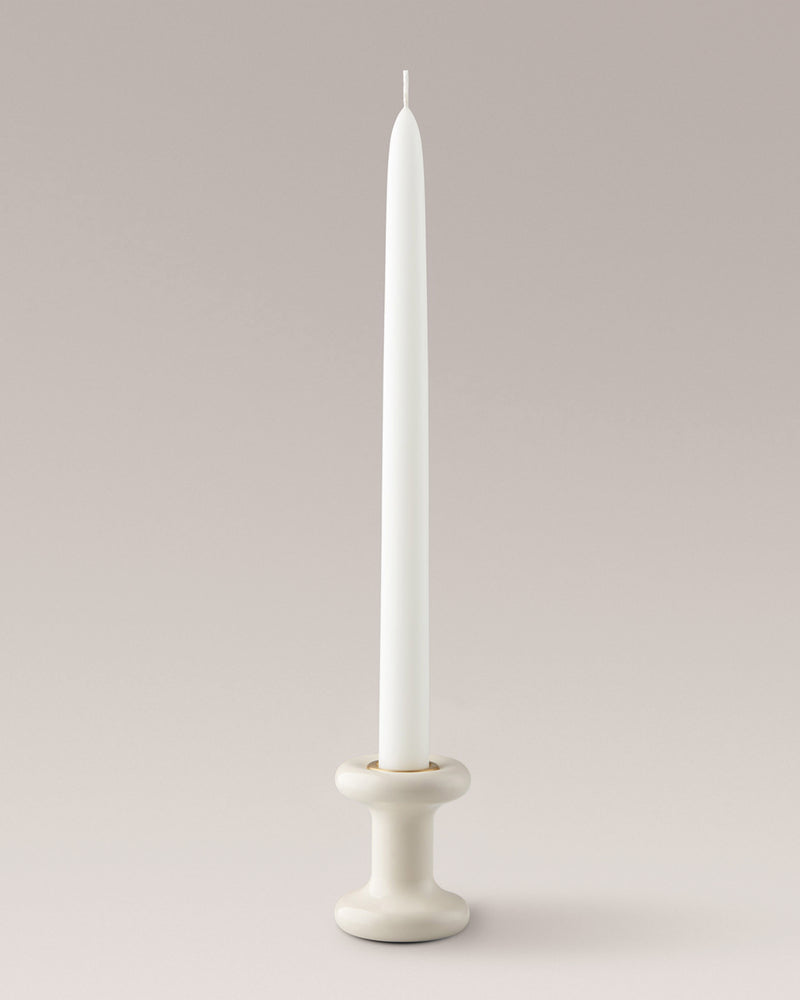 Eldvarm Lucie Candle Holder Short - Blanc, alternate angle