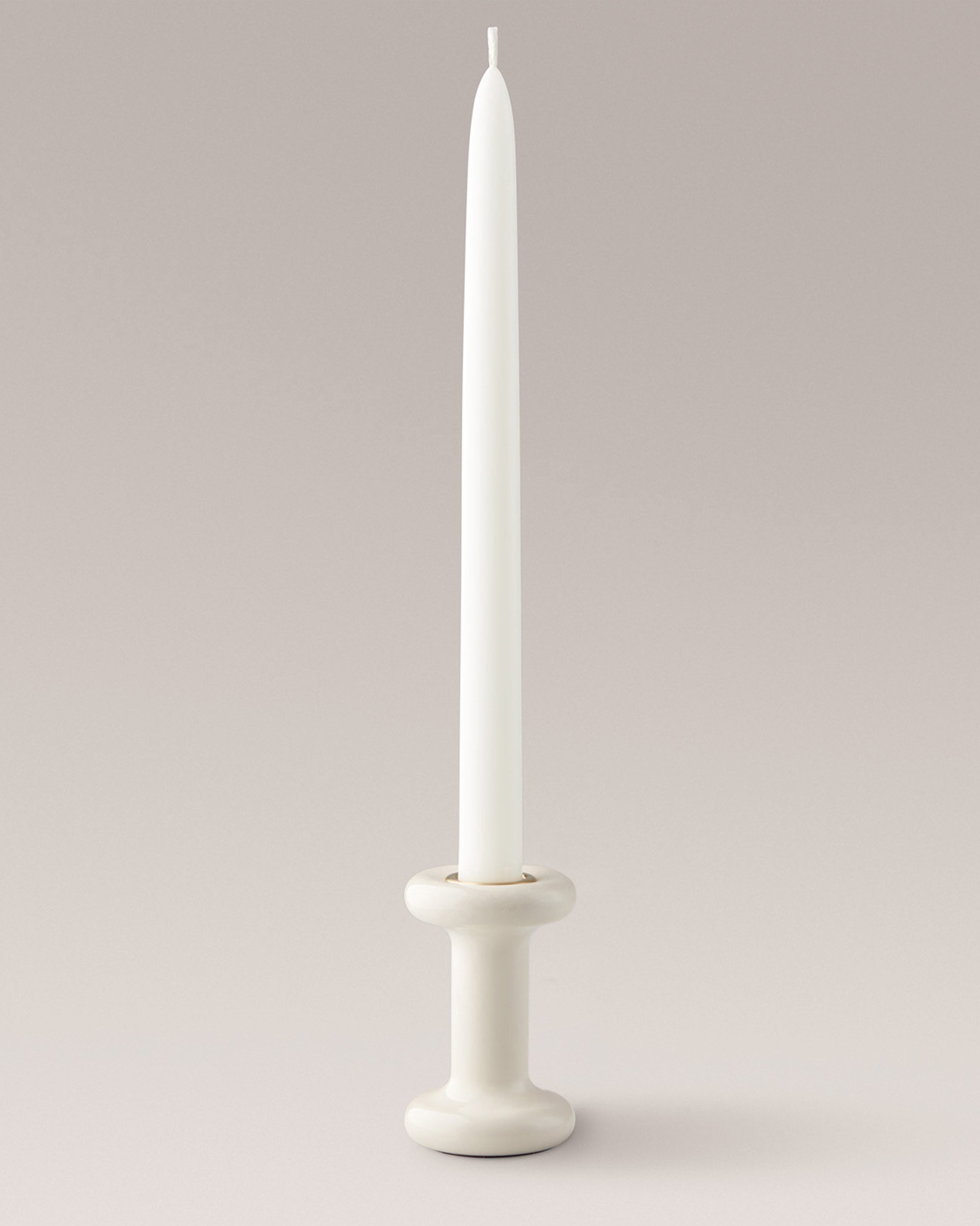 Eldvarm Lucie Candle Holder Tall - Blanc, alternate angle