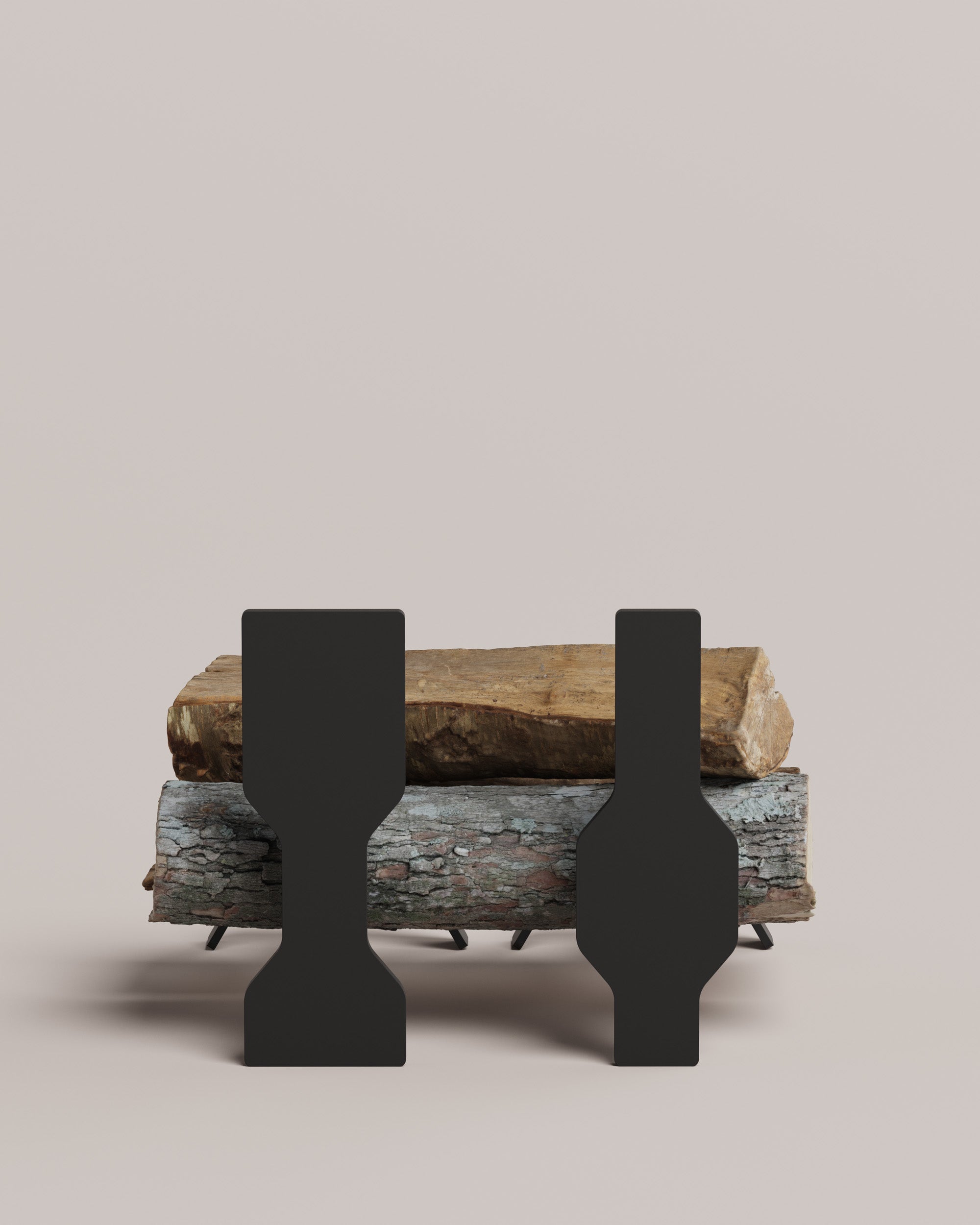 Eldvarm Odo Fire Dogs - Noir A, alternate angle