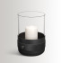 Eldvarm Lantern Emma Noir in winter setting