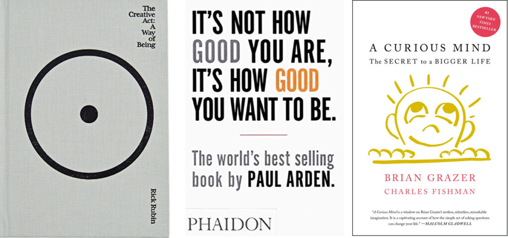 Covers of favourite books picked by Matt Eastwood of Gestalt Haus