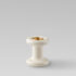 Lucie Candle Holder Short – Blanc