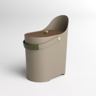 Tilda Kindling & Ash Bucket - Olive Eldvarm