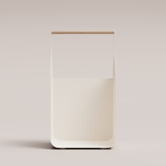 Fumi Log Holder - Blanc Eldvarm 2