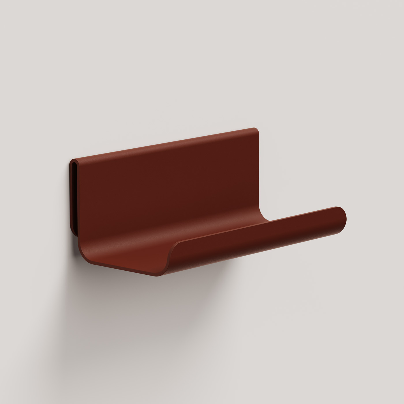 Fumi Shelf in red colour Terre